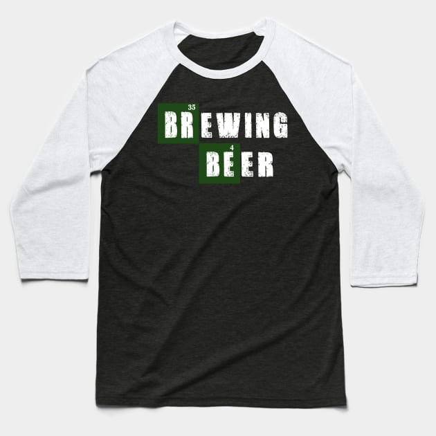 Brewing Beer Funny Chemistry Baseball T-Shirt by TOPTshirt